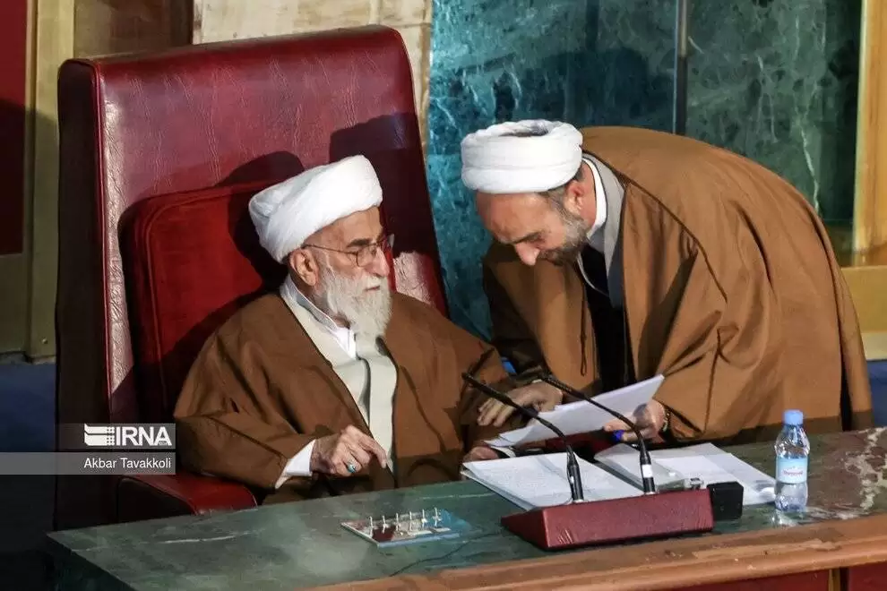 تصاویر - آخرین حضور روحانی و جنتی در مجلس خبرگان