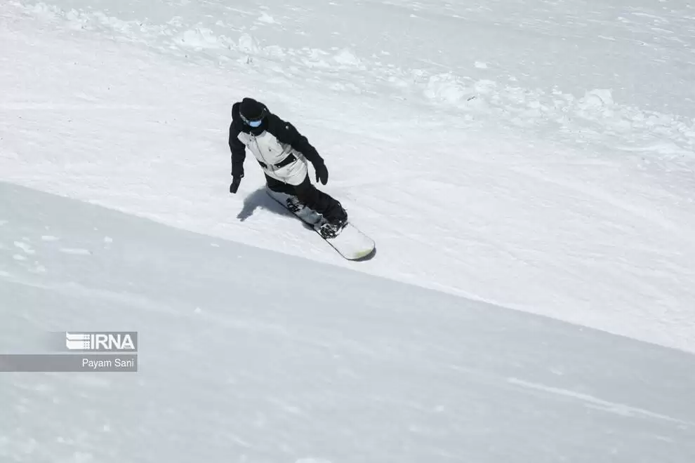 تصاویر - پیست اسکی دربندسر در تعطیلات نوروز
