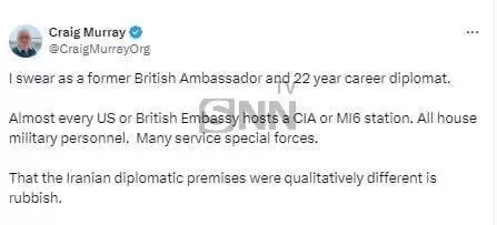صحبت های جنجالی سفیر انگلیس: ادعا بر علیه سفارت ایران مضحک است