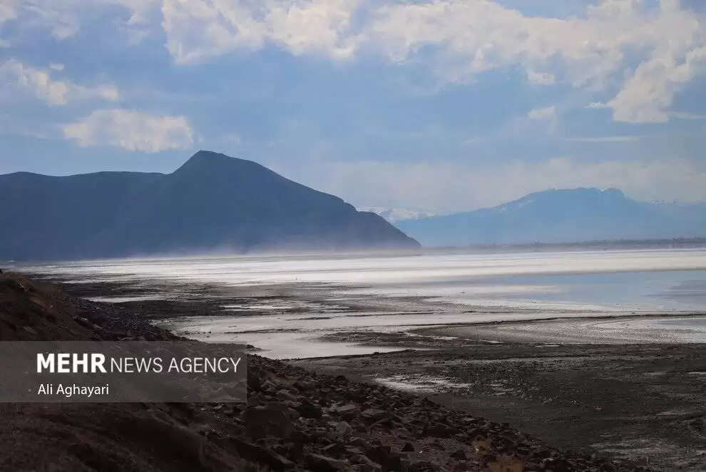 تصاویر - آخرین وضعیت دریاچه ارومیه