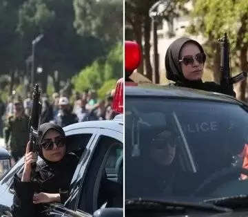 عکس متفاوت از پلیس زن در قزوین - عکس