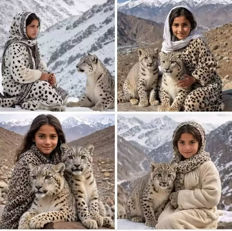 این دختر زیبای فارسی زبان مادر 2  پلنگ بزرگ است + تصاویری باورنکردنی که دلتان را می برد