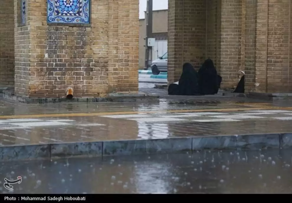 تصاویر - بارش باران در یزد