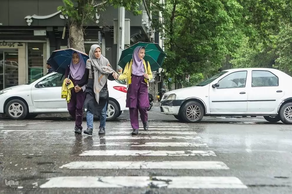 تصاویر - بارش باران بهاری در تهران