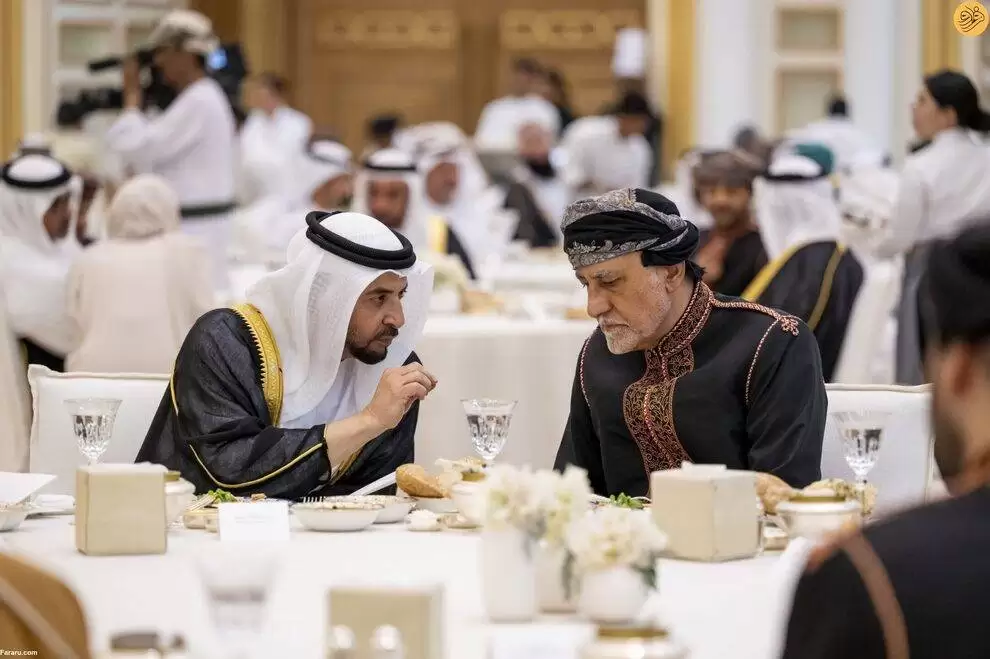 تصاویر - ضیافت شام رئیس امارات به افتخار سلطان عمان