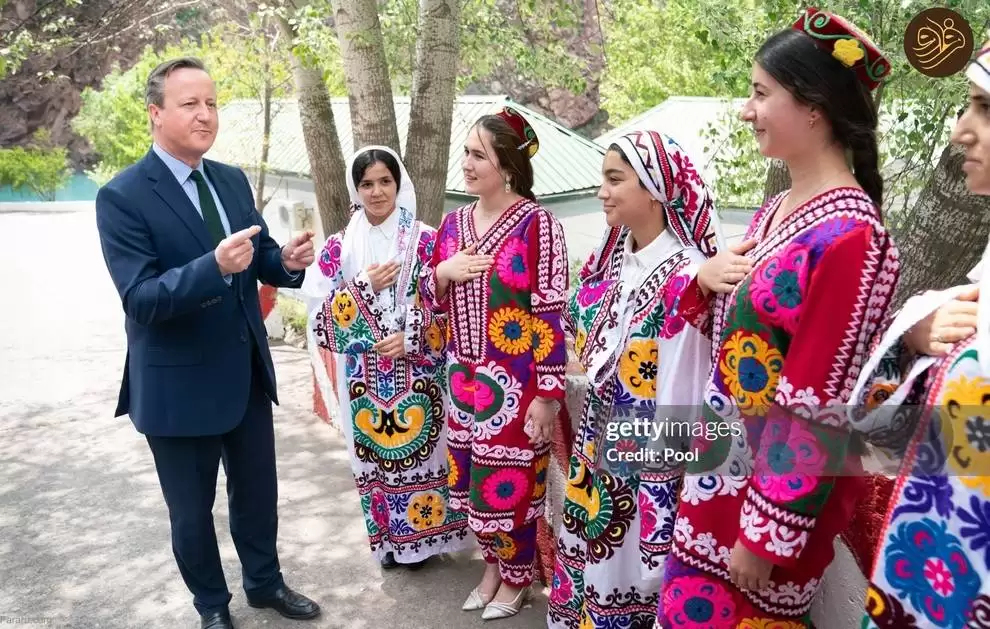 تصاویر - سفر تاریخی وزیر خارجه انگلیس به آسیای میانه