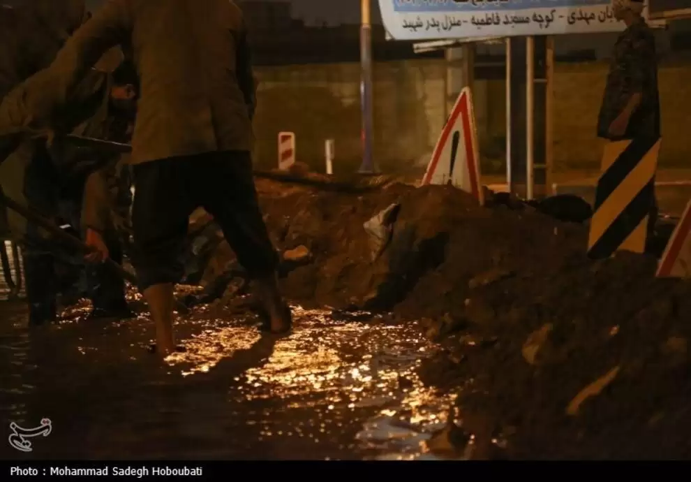 تصاویر - بارش شدید باران و آبگرفتی در یزد