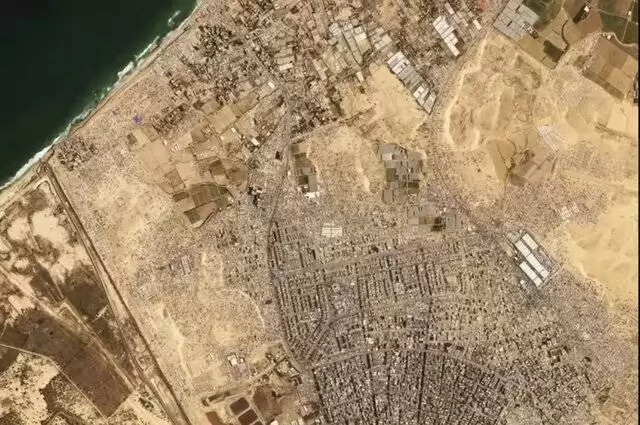 انتشار تصاویر ماهواره ای از آمادگی اشغالگران برای عملیات رفح