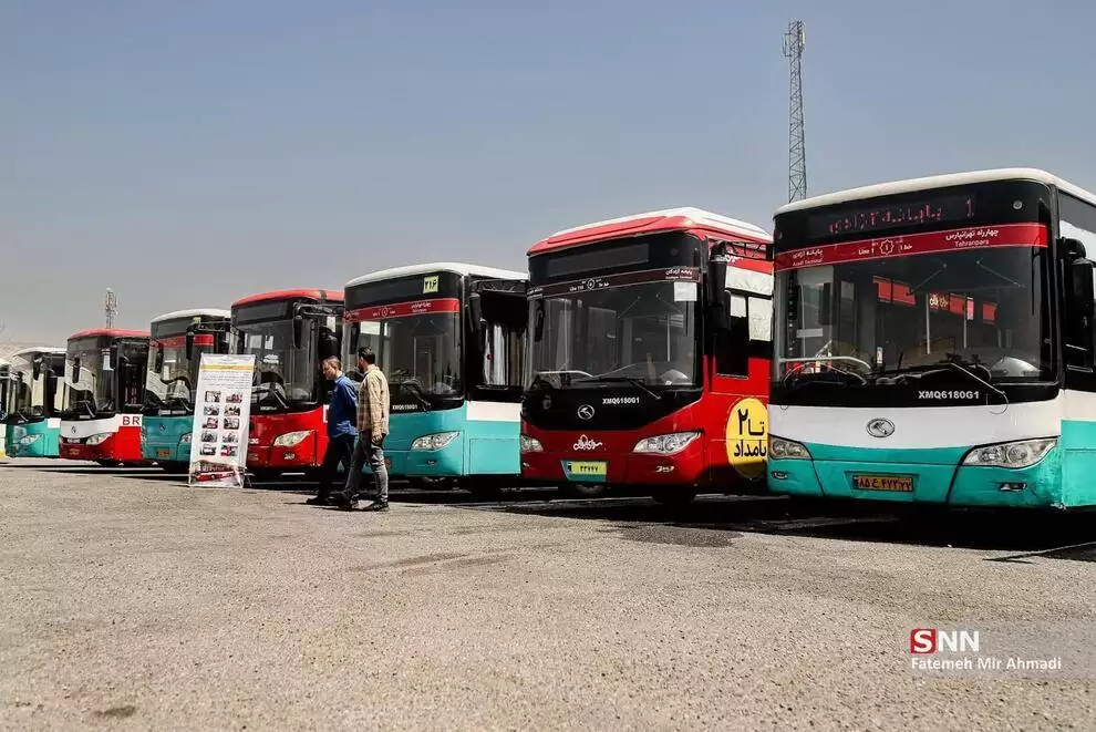 تصاویر - ناوگان جدید اتوبوسرانی تهران