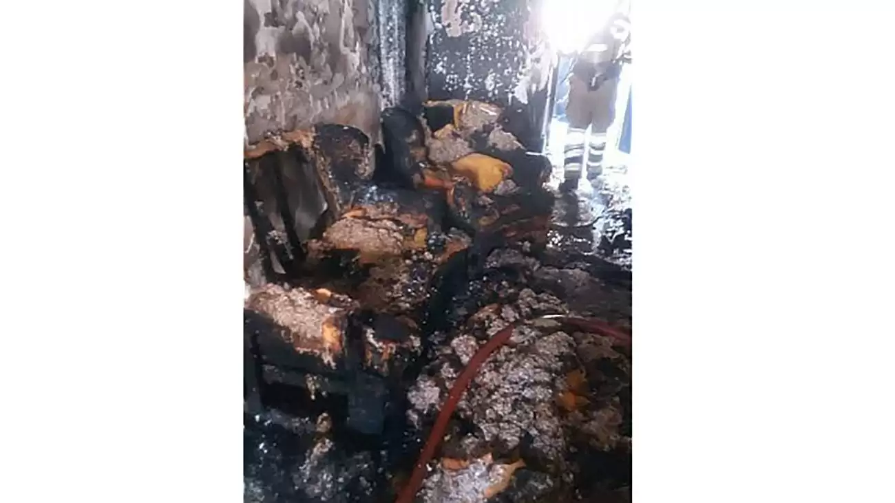 آتش سوزی ناگوار یک خانه در میدان تسلیحات تهران