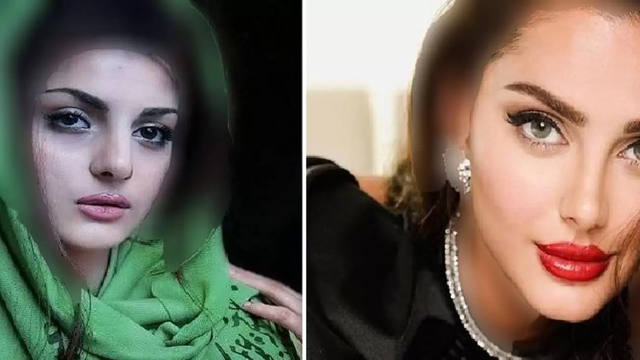 قبل و بعد قشنگ ترین دختر ایران !  -  چهره واقعی مه لقا جابری شوک آور است ! + تصاویری هوش پران