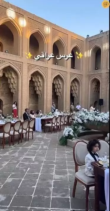 تصاویر - برگزار شدن اولین جشن عروسی در کاخ خلیفه عباسی