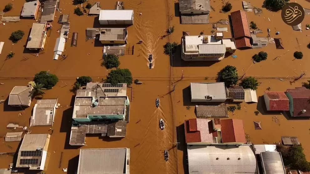 تصاویر خیره کننده از وسعت سیل در جنوب برزیل
