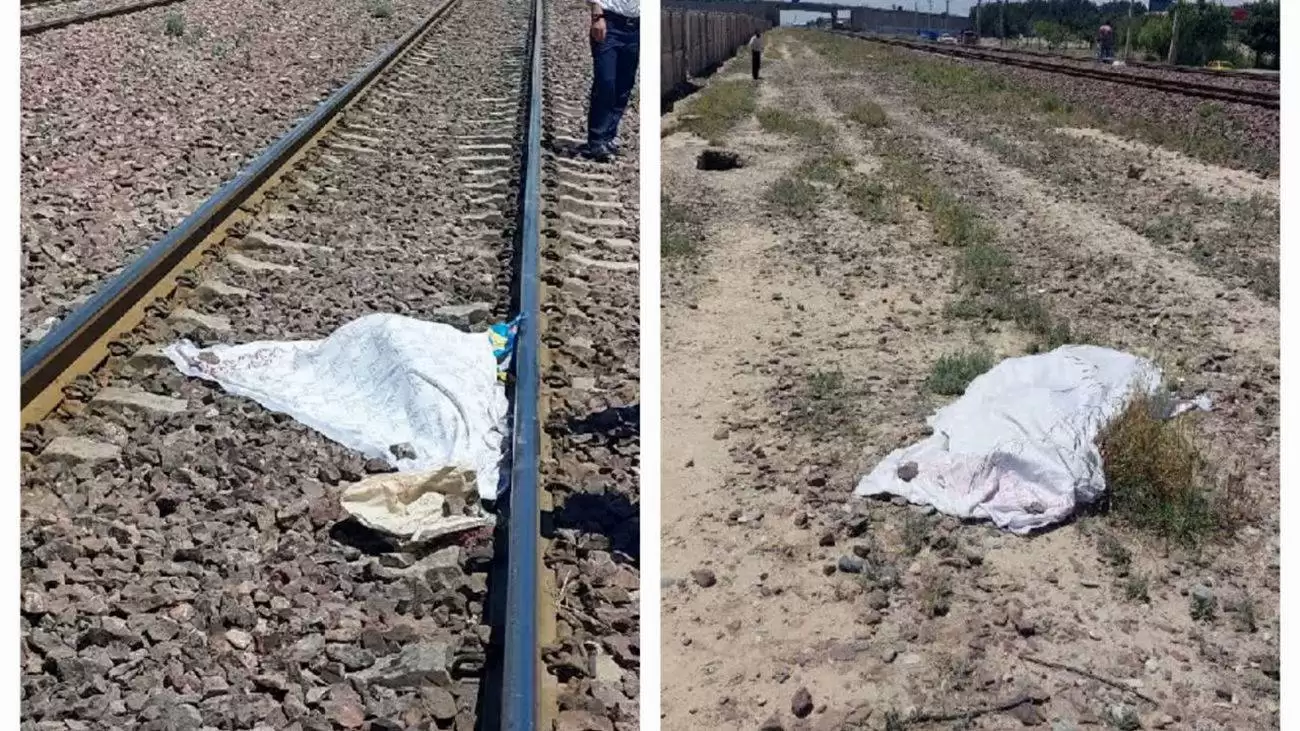 مرگ ناگوار زن باردار و پسر 10 ساله اش در تصادف با قطار  -  در نسیم شهر رخ داد + عکس