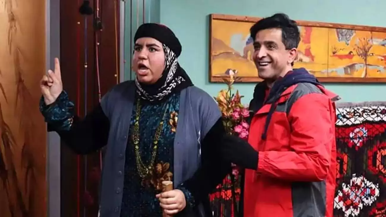 عکس زن جذاب و فوق جوان مجید یاسر بازیگر سریال نون خ !  -  روناک زیباتر است یا زن واقعی اش !