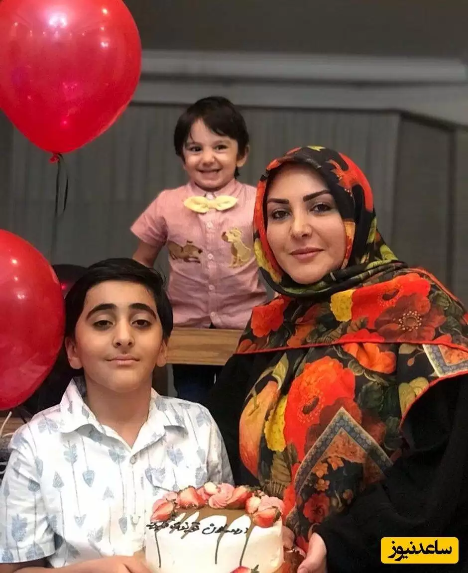 جشن تولد ساده و خودمونی پسر دوم المیرا شریفی مقدم با کیک توت فرنگی با حضور یک مهمان ویژه