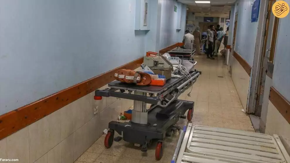 تصاویر - تخلیه بیمارستانی در خان یونس در پی تهدید حمله اسرائیل