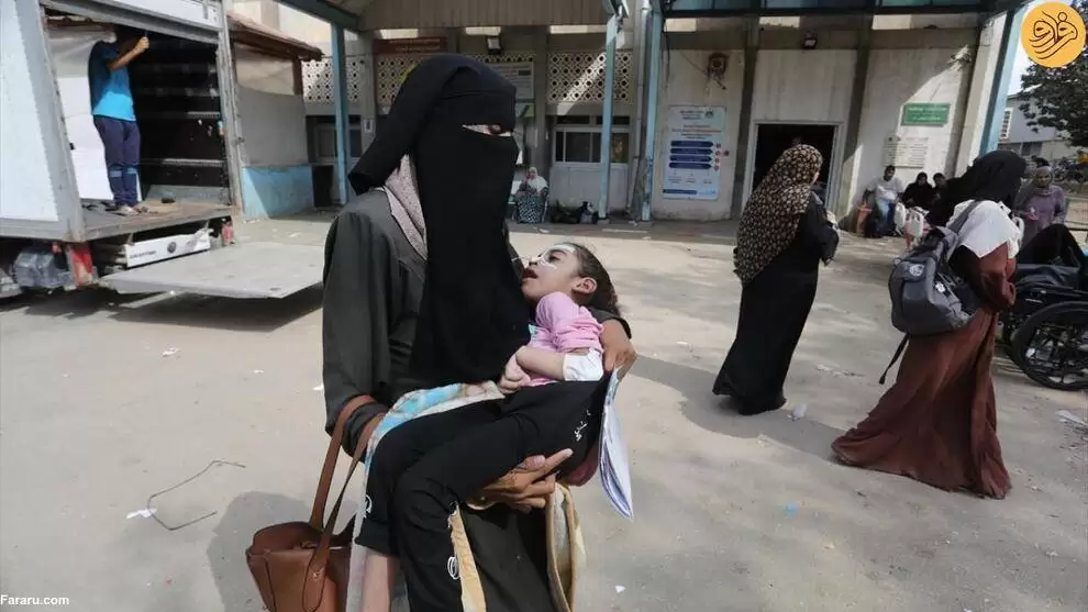 تصاویر - تخلیه بیمارستانی در خان یونس در پی تهدید حمله اسرائیل