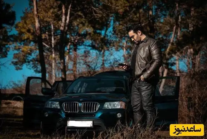 بررسی خودرو لوکسِ bmw پوریا پورسرخ ، آرش سریال کیمیا -  مشکی، خاص، عروسک