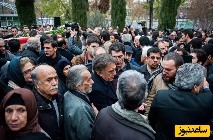 مراسم تشییع برادر داریوش ارجمند، با حضور چهره های سرشناس و بازیگران  -  روحش شاد و یادش گرامی+عکس