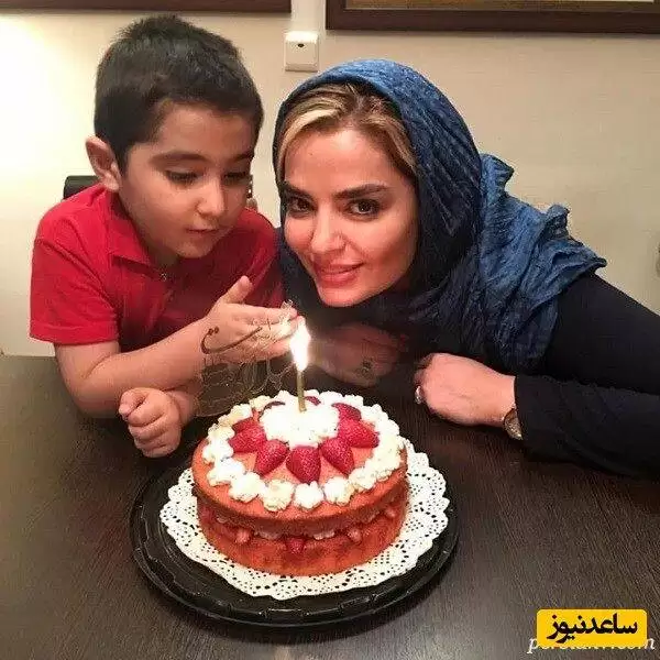 تولد خاص سپیده خداوردی، بازیگر سریال آوای باران در خانه اش -  چه کیک خوشگلی