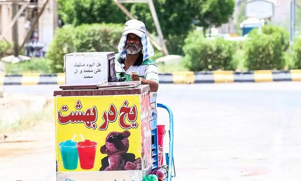 تصاویری جالب از روزهای گرم جهنمی و آتشین در ایران