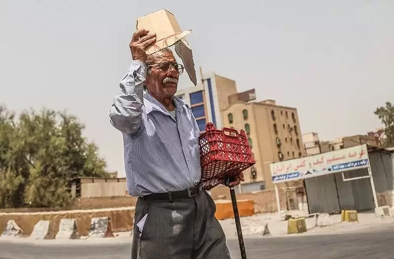 تصاویری جالب از روزهای گرم جهنمی و آتشین در ایران