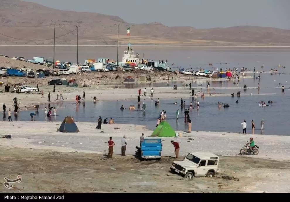 تصاویر - مسافران تابستانی دریاچه ارومیه