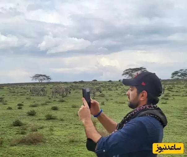 بررسی سفر تفریحی بهرام رادان به آفریقا جنوبی  -  از عکس یادگاری با گورخر و زرافه تا اقامتگاهی در دل جنگل