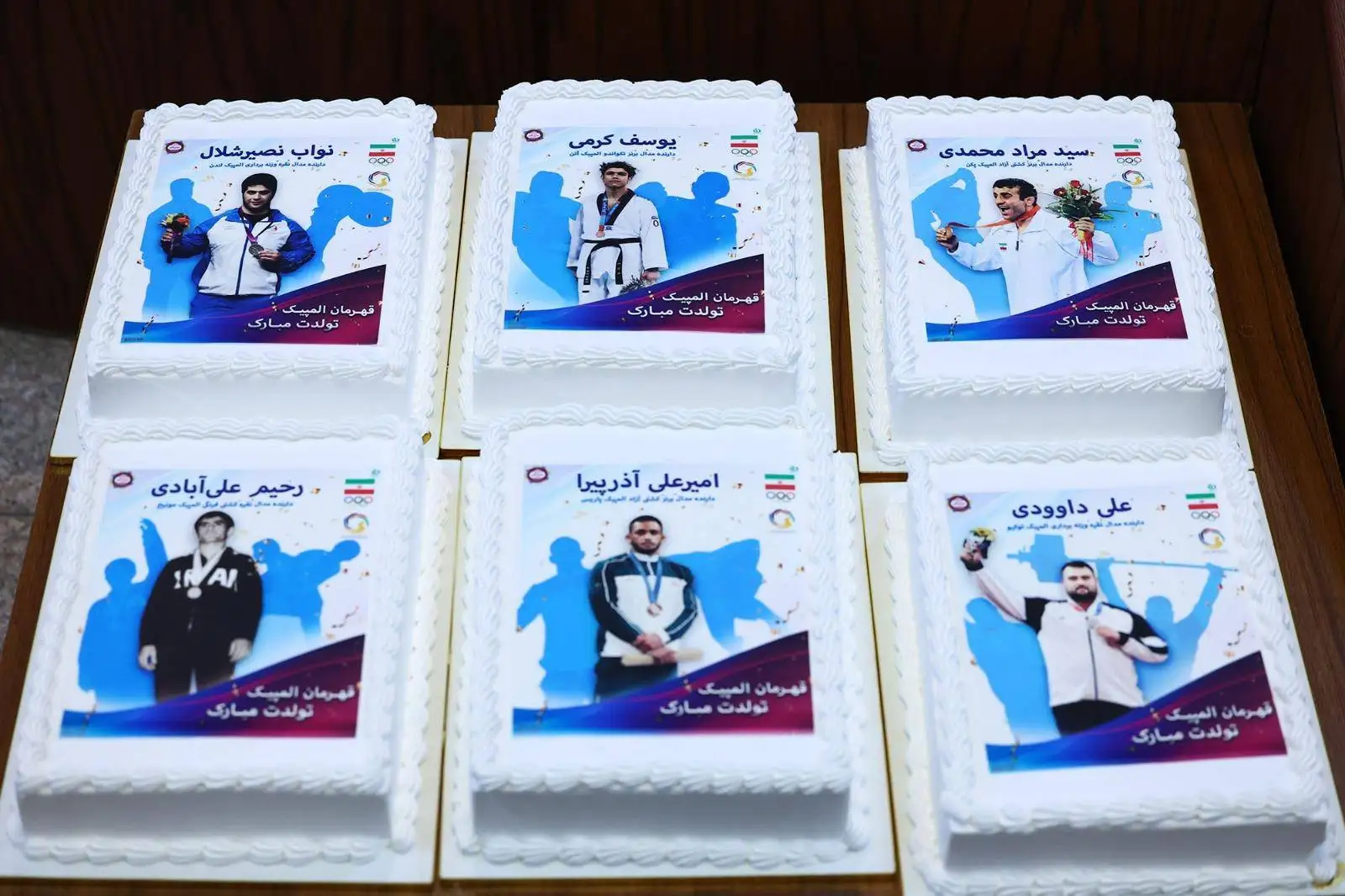 تصویر  -  جشن تولد مدال آوران فروردینی در کمیته ملی المپیک
