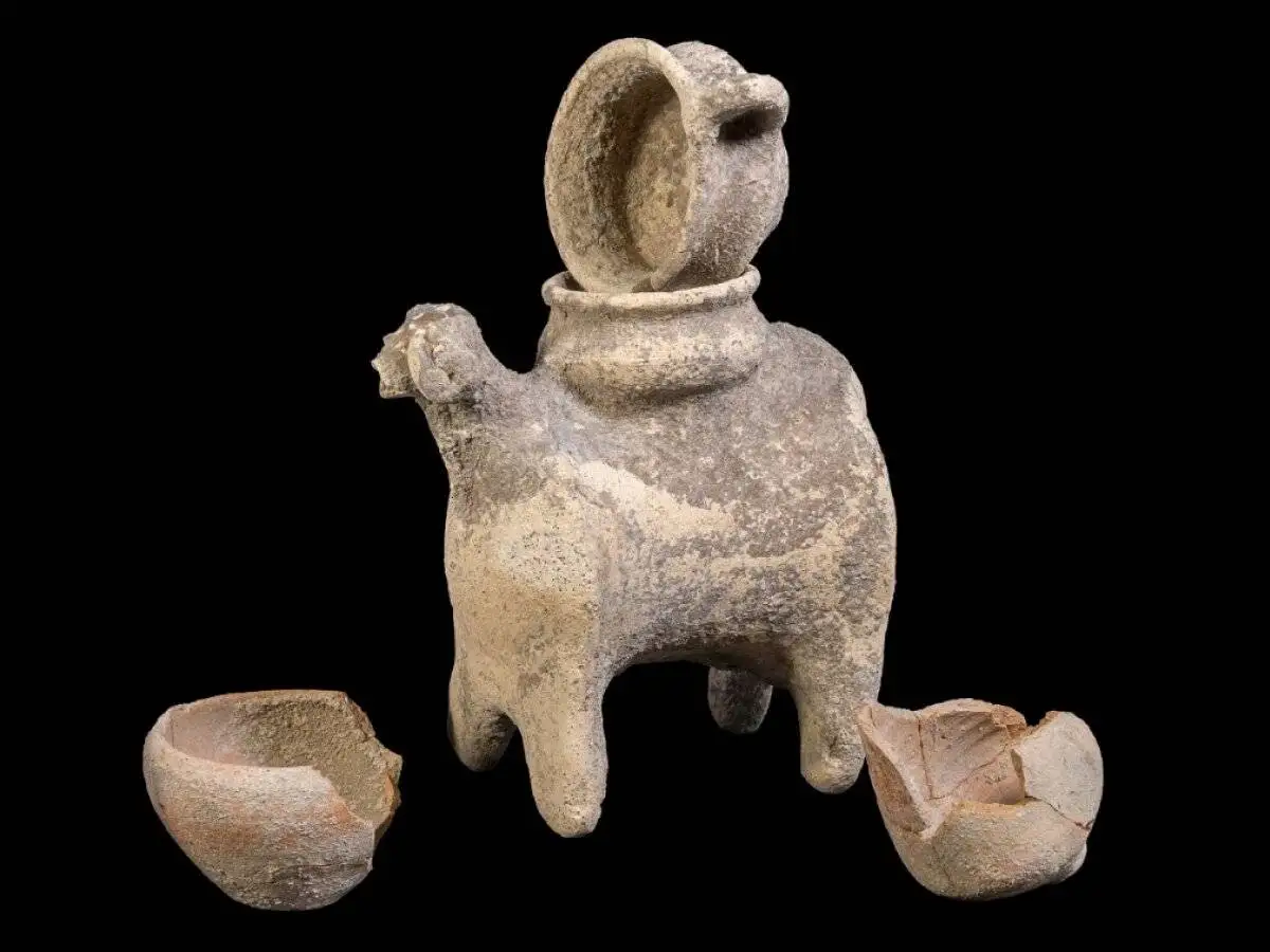 کشف قوری کنعانی 3 هزار ساله در آرماگدون!  -  عکس