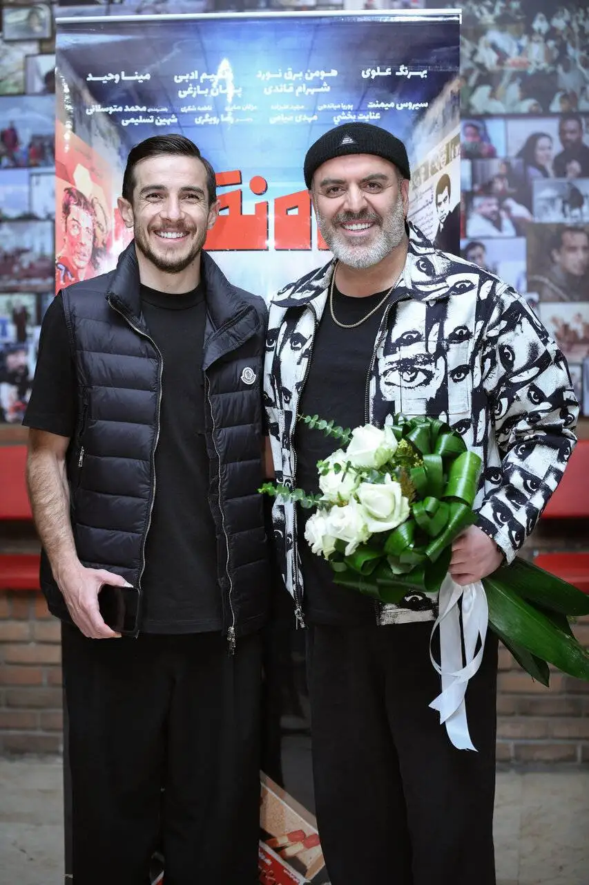 اکران (شاه نقش) با حضور بازیکنان پرسپولیس