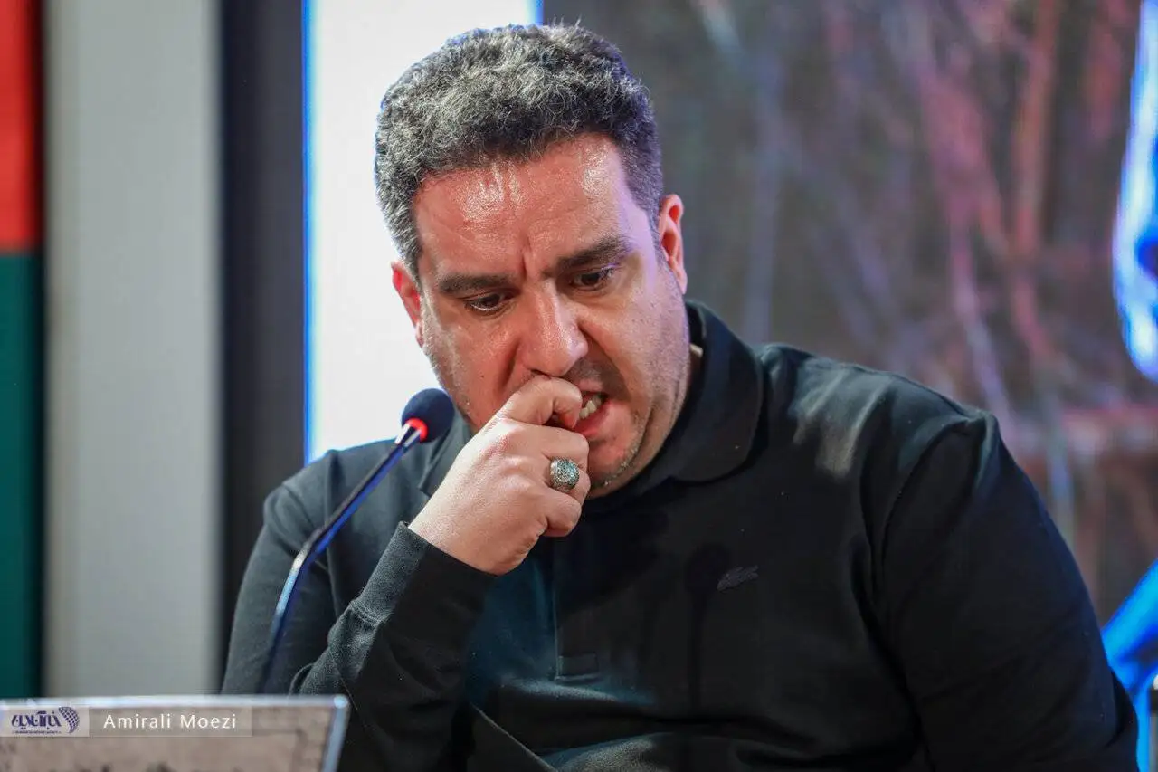 تصاویر  -  از بغض و ناراحتی تا ماجرای کاهش وزن آقای بازیگر؛ فتوکال و جلسه خبری فیلم سینمایی (پل) در جشنواره فجر