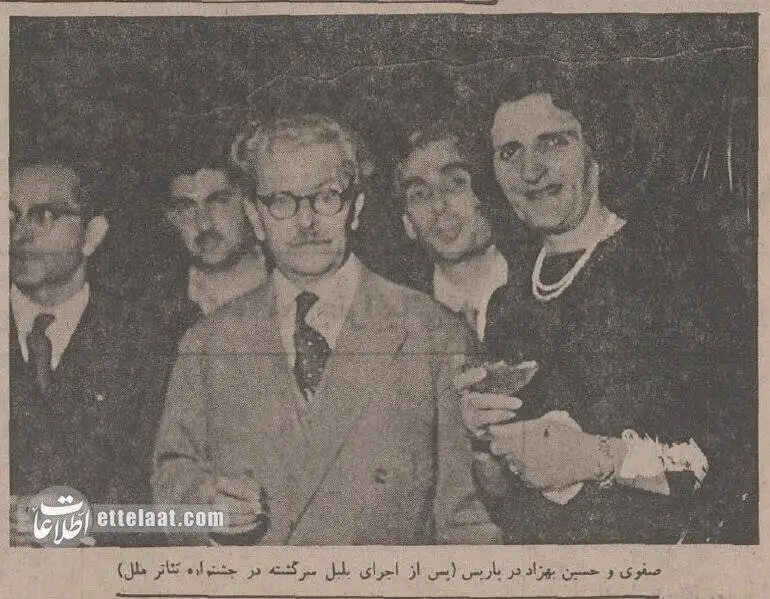 نخستین بازیگر زن تئاتر ایران در کنار علی نصیریان و عزت الله انتظامی؟ +عکس 