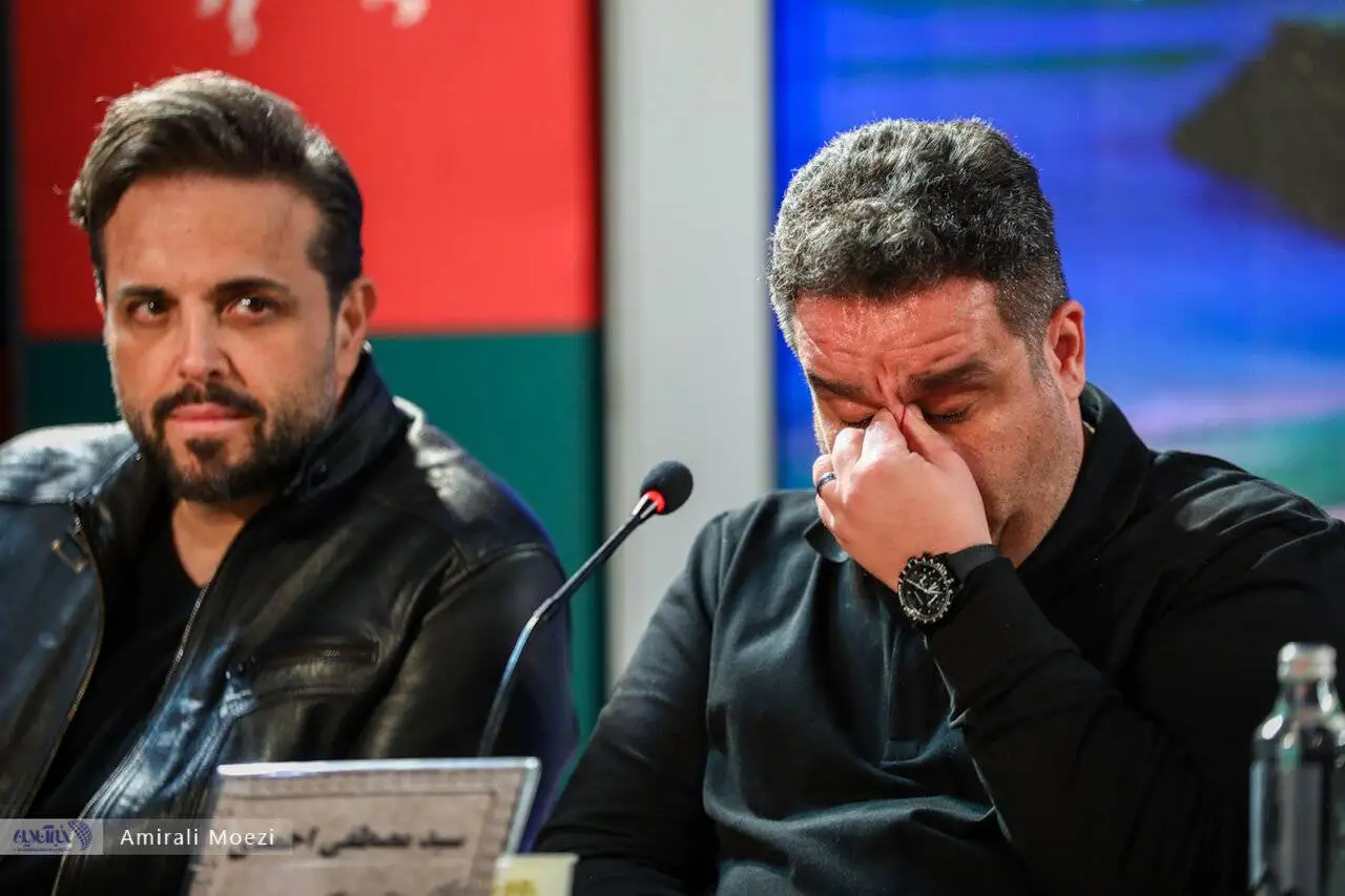 تصاویر  -  از بغض و ناراحتی تا ماجرای کاهش وزن آقای بازیگر؛ فتوکال و جلسه خبری فیلم سینمایی (پل) در جشنواره فجر