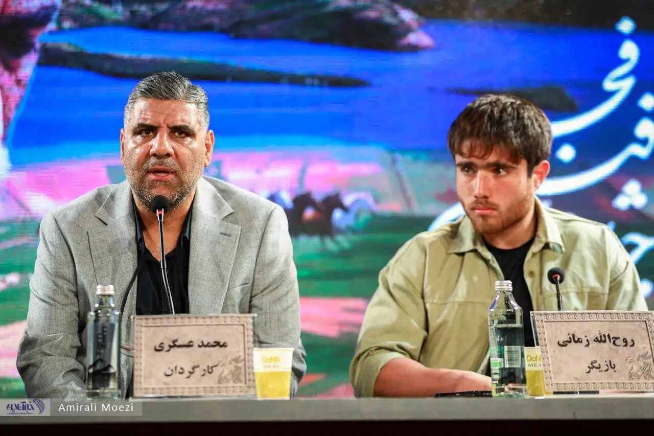 تصاویر  -  از بغض و ناراحتی تا ماجرای کاهش وزن آقای بازیگر؛ فتوکال و جلسه خبری فیلم سینمایی (پل) در جشنواره فجر