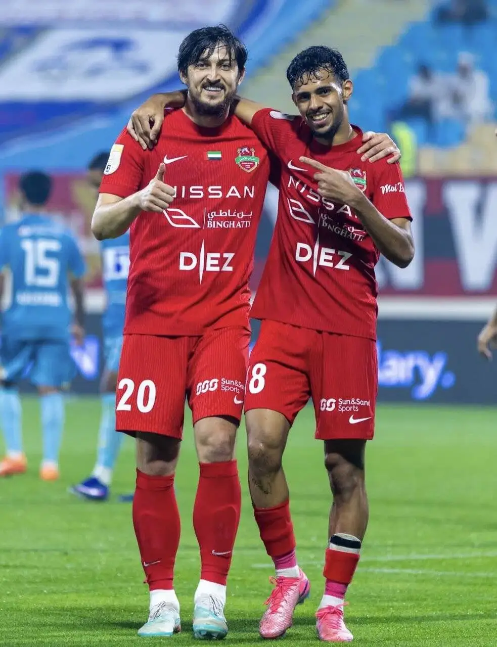 تصویر  -  پایان روزهای سخت سردار آزمون؛ خبر خوش به قلعه نویی از امارات