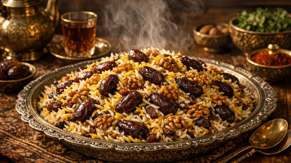 خرماپلو ؛ غذای پرانرژی و محبوب جنوبی ها که باید یکبار امتحان کنید + روش تهیه