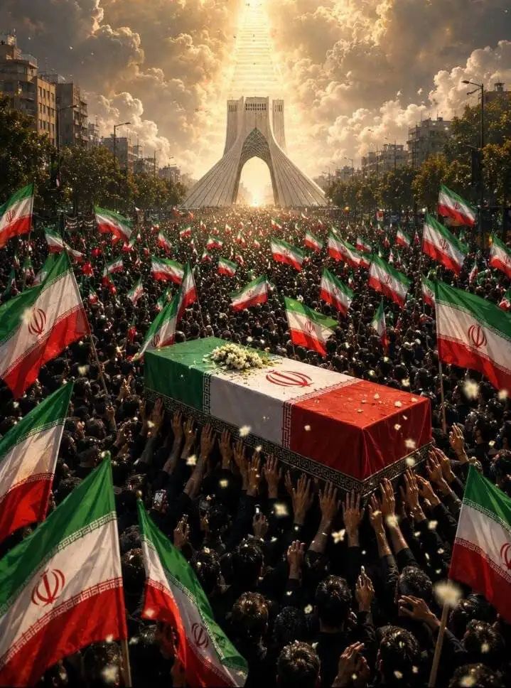 سفرت به خیر اما...  -  آثاری از هنرمندان ایرانی در پویش #بدرقه_یار برای مشایعت پیکر قائد شهید