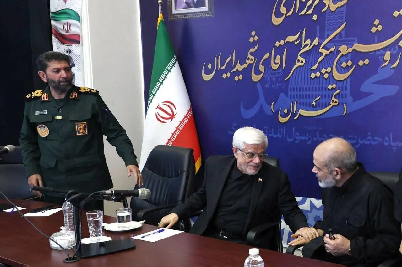 نخستین تصاویر از سردار احمد وحیدی پس از جنگ در 2مراسم - عارف و 2 فرمانده عالیرتبه سپاه در یک قاب