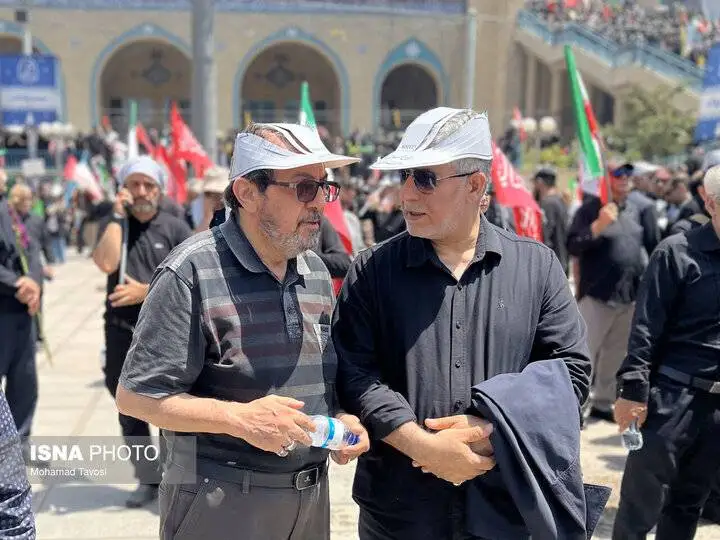 چهره های سینمایی هم برای وداع آمدند  -  ببینید