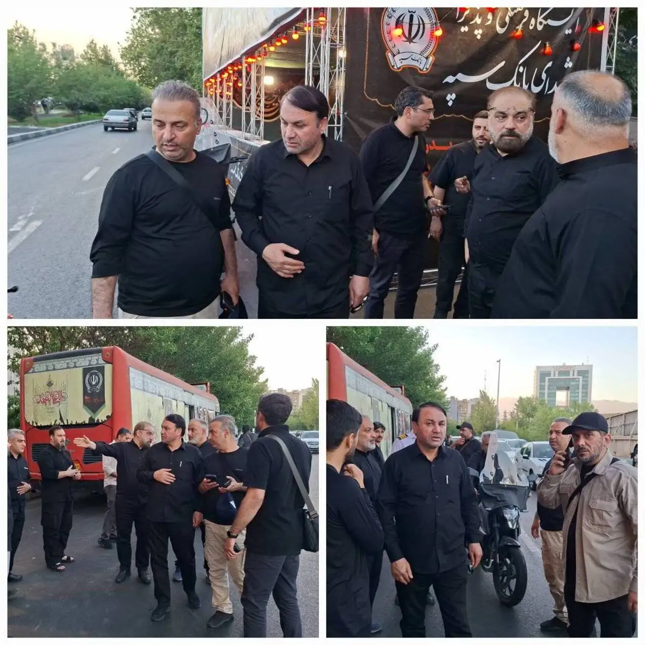 بازدید مدیرعامل بانک سپه از موکب های خدمات رسان بانک به زائران مراسم وداع و تشییع قائد شهید امت