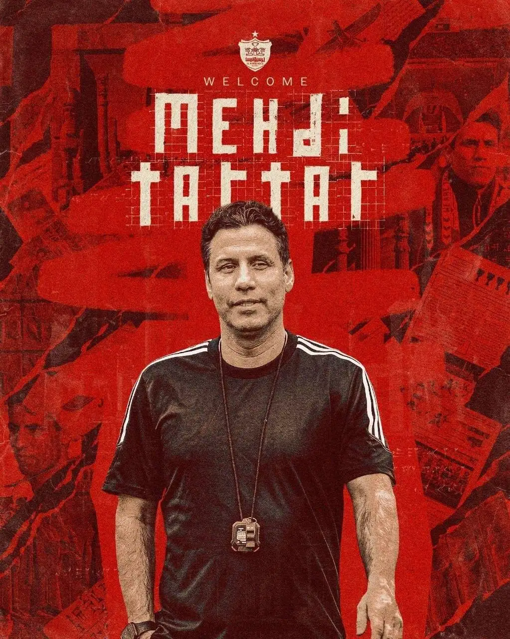تصویر  -  مهدی تارتار سرمربی پرسپولیس شد