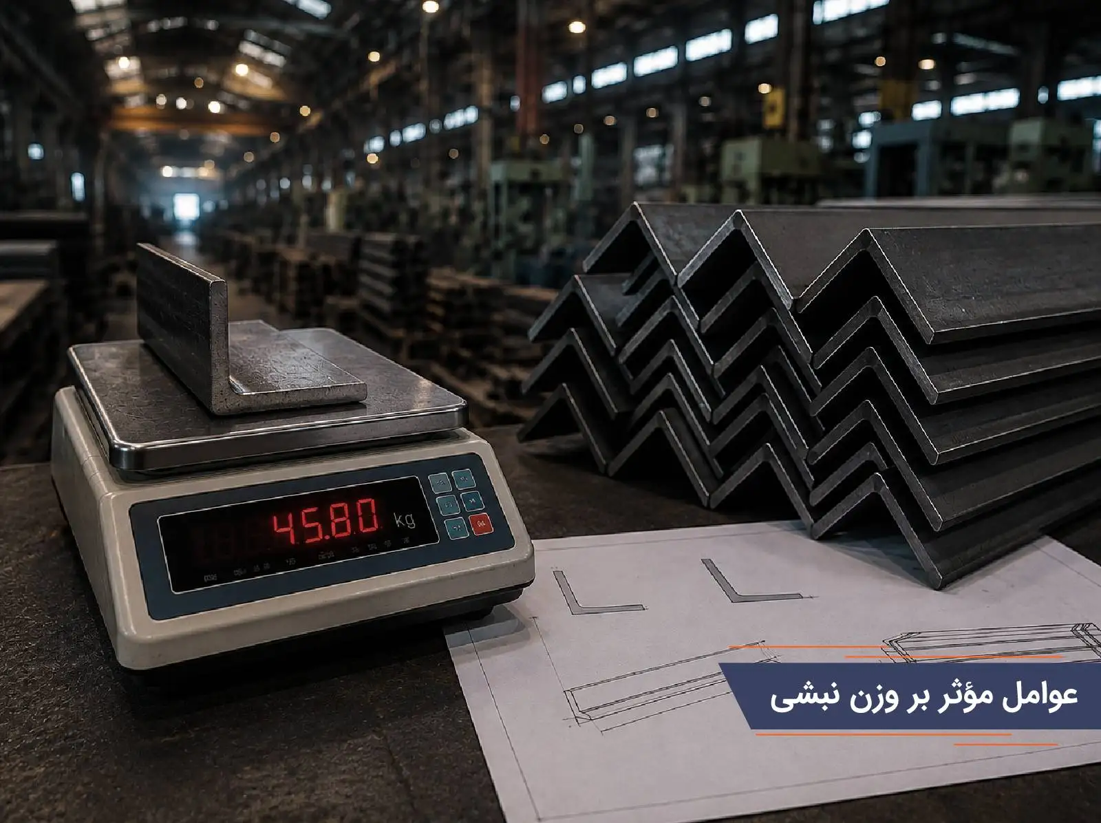 وزن نبشی و تأثیر آن بر قیمت؛ چرا در خرید نبشی اهمیت دارد؟