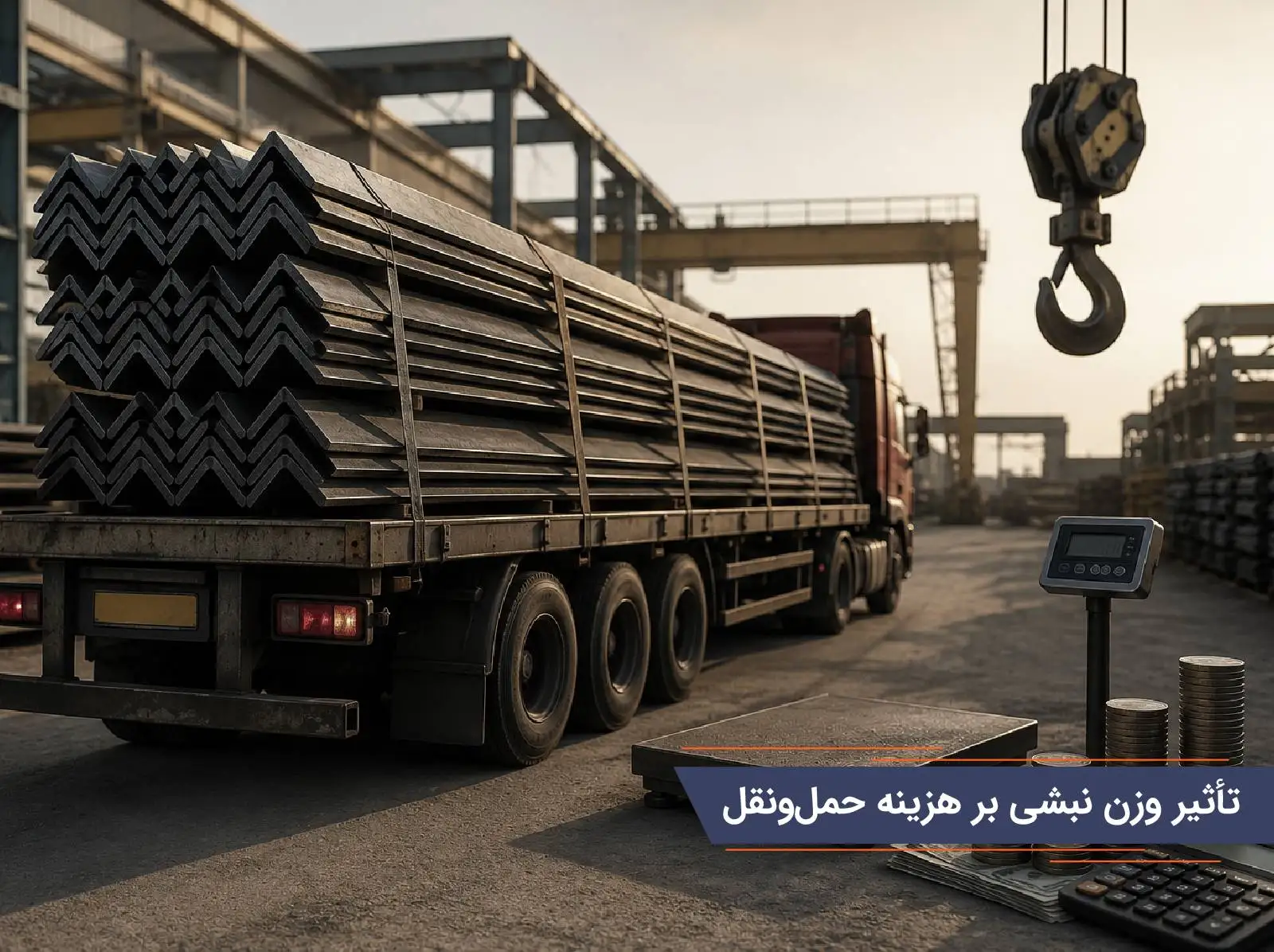 وزن نبشی و تأثیر آن بر قیمت؛ چرا در خرید نبشی اهمیت دارد؟