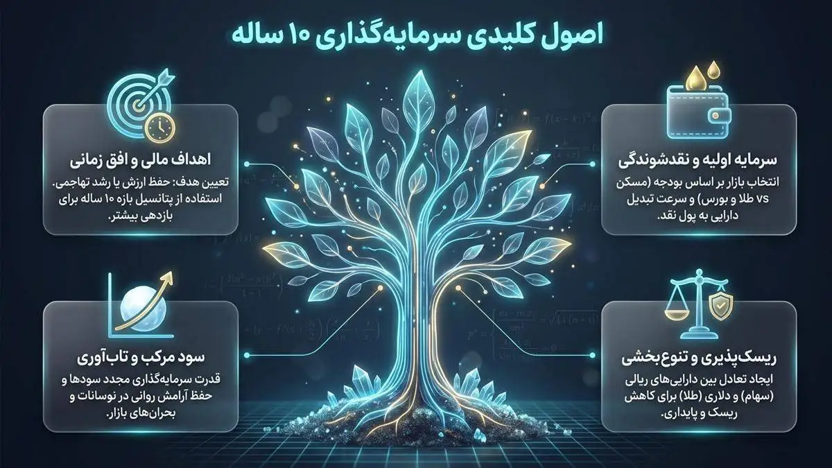 بهترین سرمایه گذاری در ده سال آینده؛ از طلا تا بازارهای جهانی