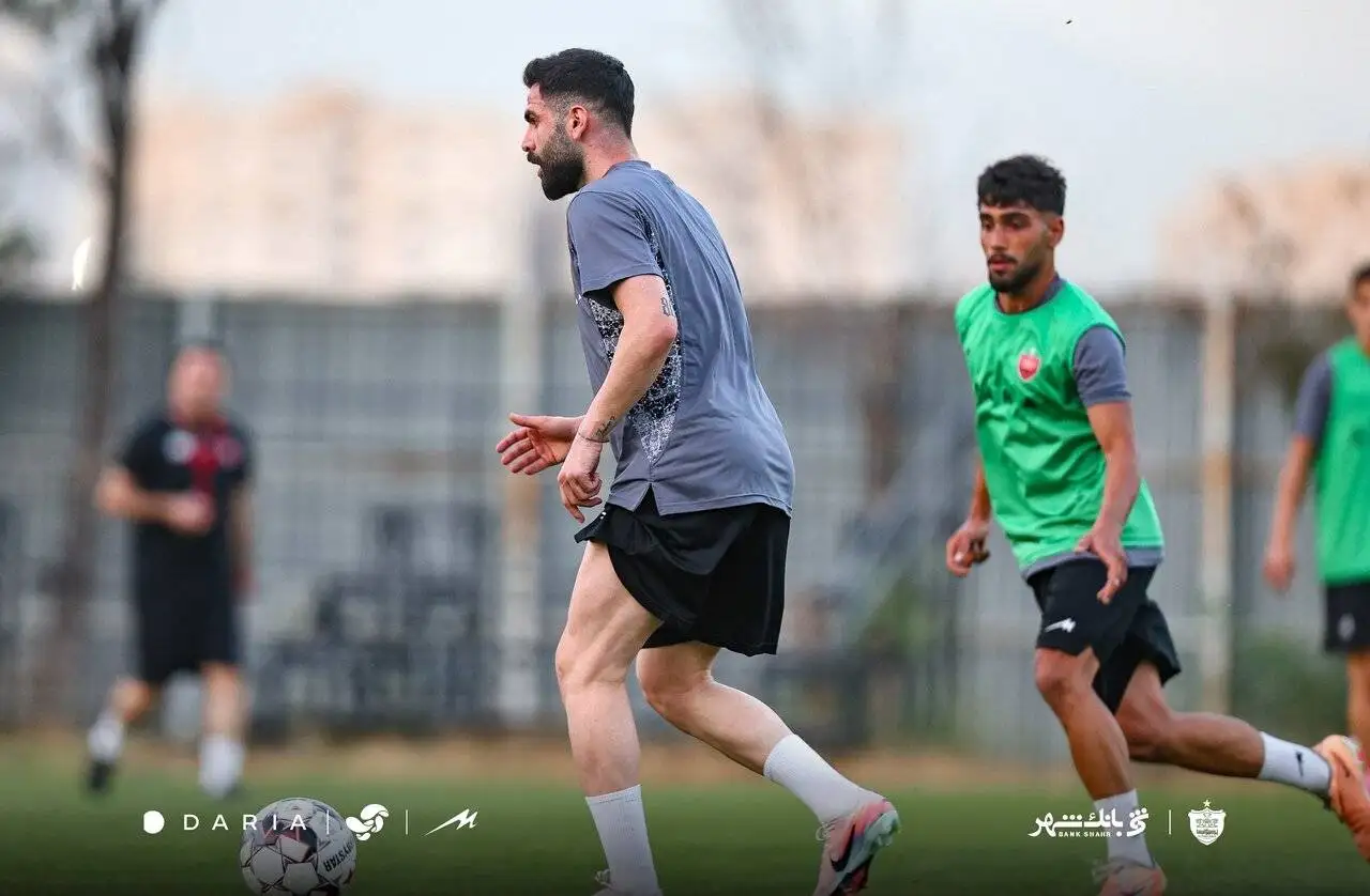 تصاویر نخستین تمرین پرسپولیس با مهدی تارتار