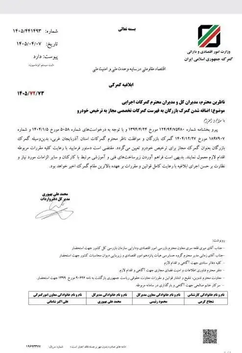 مسیر جدید برای واردات خودرو به کشور باز شد؛ جزئیات ابلاغیه جدید گمرک