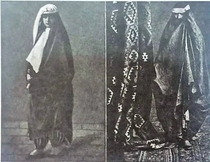 زنان قاجار به پیشنهاد شوهران خود به خیابان ریختند تا با تظاهرات اعتراضی... - کسی اجازه بالا زدن نقاب آنها را نداشت