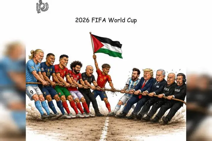 اشک ها و لبخندهای جام جهانی در کاریکاتورها؛ ترامپ و فلسطین سوژه شدند